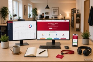 Laravel- und TALL-Buchungsplattform für Coworking-Space kontorworx